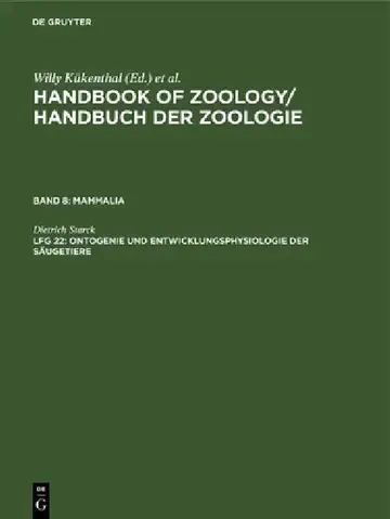 Cover of Ontogenie Und Entwicklungsphysiologie Der Säugetiere