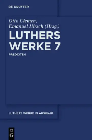 Cover of Predigten