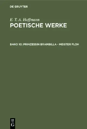 Cover of Prinzessin Brambilla - Meister Floh