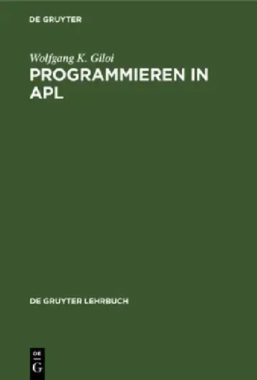 Cover of Programmieren in APL