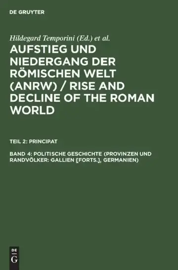 Cover of Politische Geschichte Provinzen Und Randvölker
