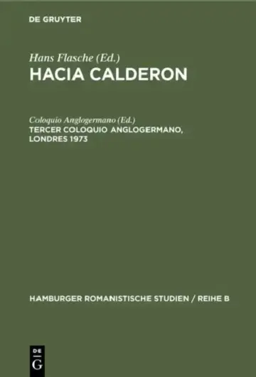 Cover of Tercer coloquio anglogermano, Londres 1973