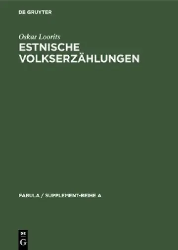 Cover of Estnische Volkserzählungen