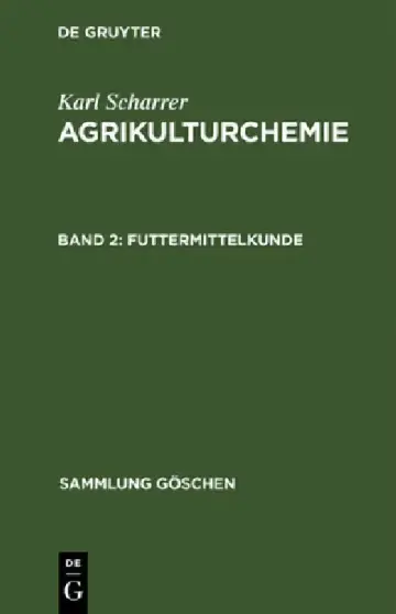 Cover of Futtermittelkunde