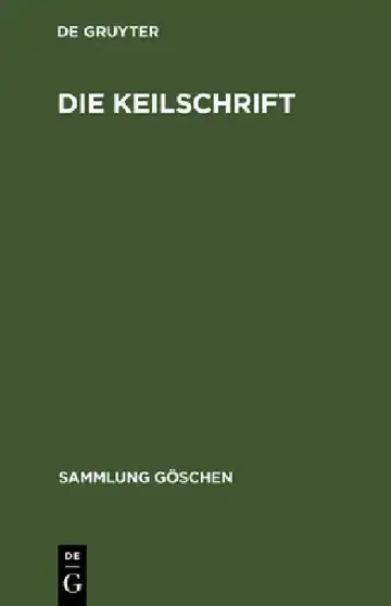 Cover of Die Keilschrift