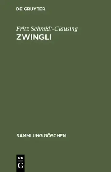 Cover of Zwingli