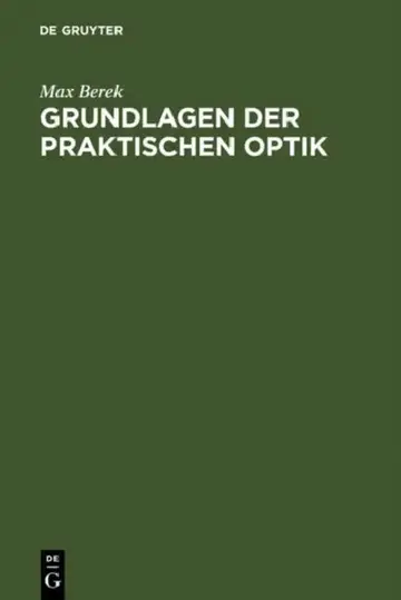 Cover of Grundlagen der praktischen Optik