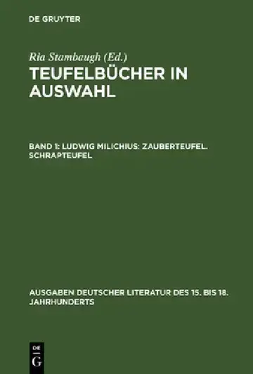 Cover of Teufelbücher in Auswahl, Band 1, Ludwig Milichius