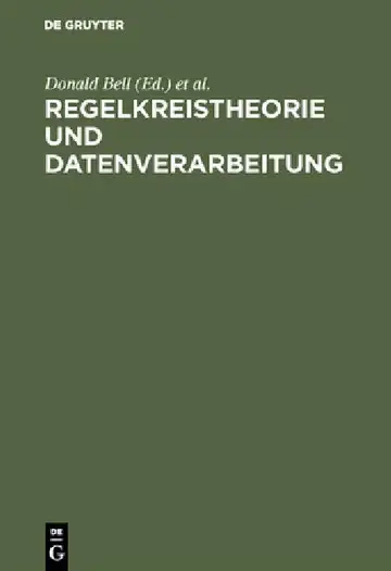 Cover of Regelkreistheorie und Datenverarbeitung