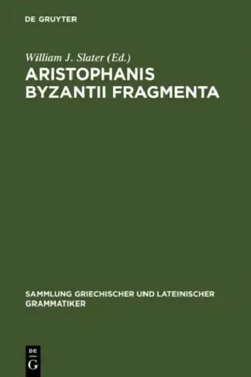 Cover of Aristophanis Byzantii Fragmenta