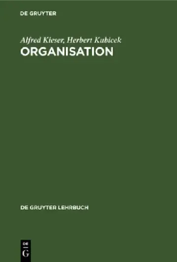 Cover of Organisation