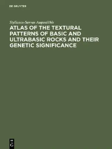 Cover of Atlas of the Textural Patterns of Basic and Ultrabasic Rocks and Their Genetic Significance