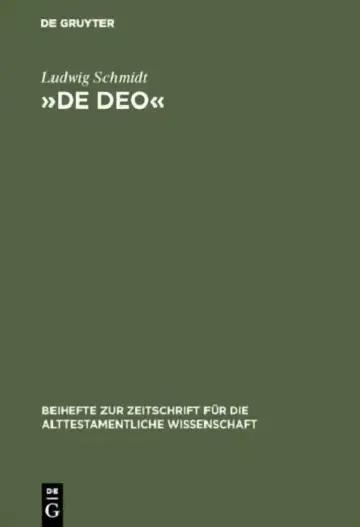 Cover of De Deo