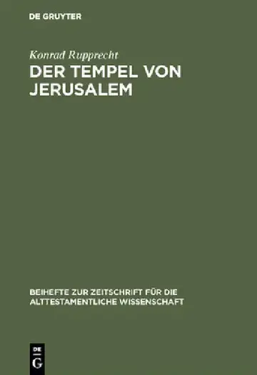 Cover of Der Tempel von Jerusalem