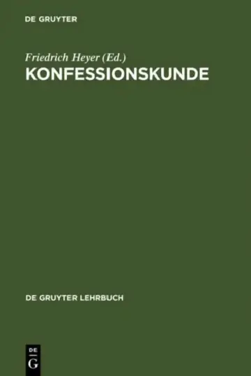 Cover of Konfessionskunde