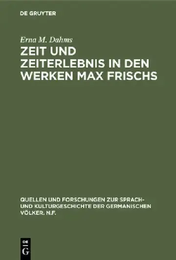 Cover of Zeit und Zeiterlebnis in den Werken Max Frischs