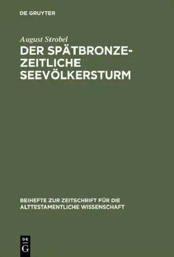 Cover of Der spätbronzezeitliche Seevölkersturm