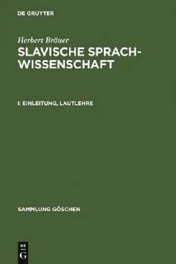 Cover of Einleitung, Lautlehre