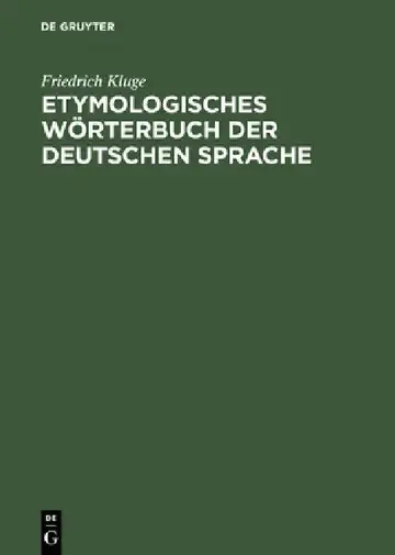 Cover of Etymologisches Wörterbuch Der Deutschen Sprache