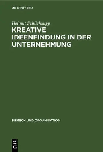 Cover of Kreative Ideenfindung in der Unternehmung