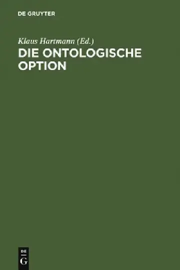 Cover of Die ontologische Option