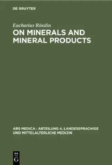 Cover of On Minerals and Mineral Products