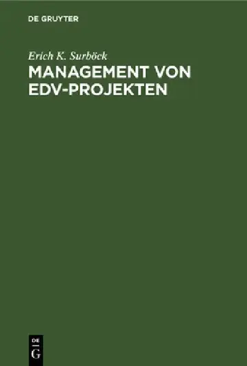 Cover of Management von EDV-Projekten