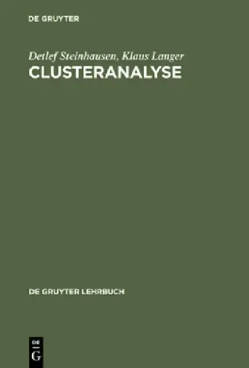 Cover of Clusteranalyse