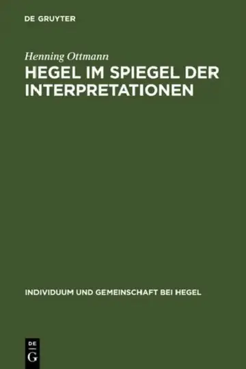 Cover of Hegel im Spiegel der Interpretationen
