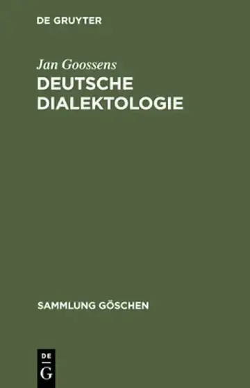 Cover of Deutsche Dialektologie