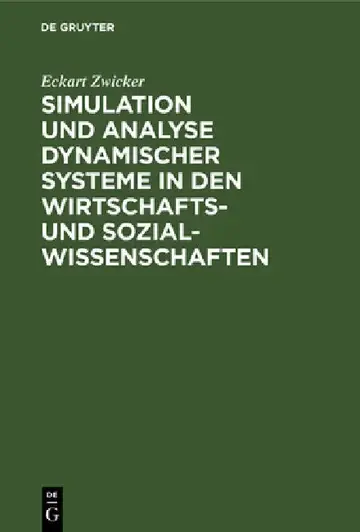 Cover of Simulation Und Analyse Dynamischer Systeme in Den Wirtschafts- Und Sozialwissenschaften