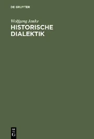 Cover of Historische Dialektik