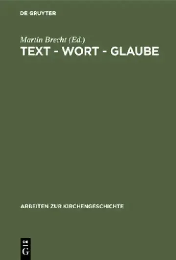 Cover of Text - Wort - Glaube