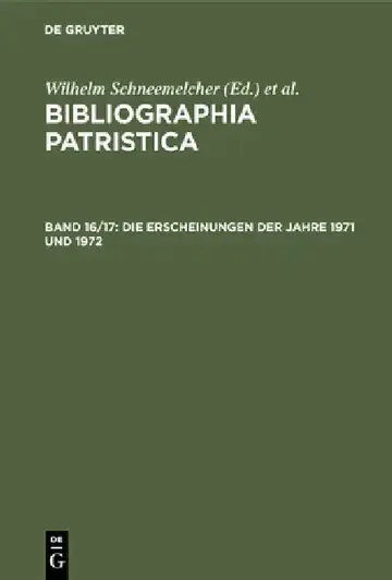 Cover of Die Erscheinungen Der Jahre 1971 Und 1972