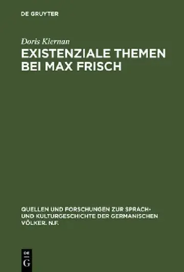 Cover of Existenziale Themen bei Max Frisch