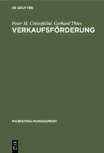 Cover of Verkaufsförderung