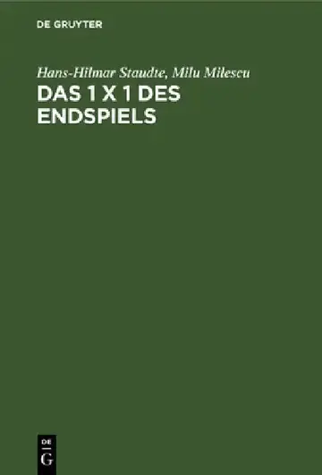 Cover of Das 1 X 1 Des Endspiels