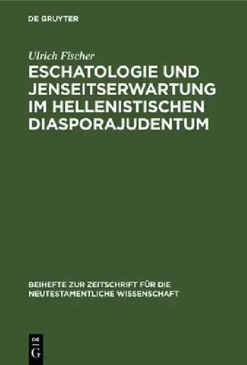 Cover of Eschatologie und Jenseitserwartung im hellenistischen Diasporajudentum