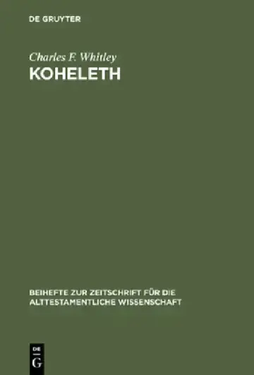 Cover of Koheleth
