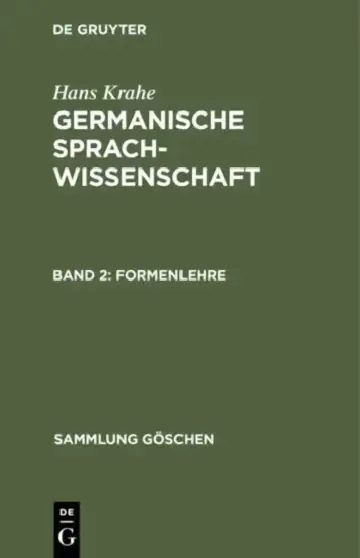 Cover of Formenlehre