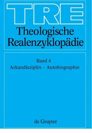 Cover of Arkandisziplin - Autobiographie
