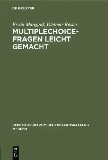 Cover of Multiplechoice-Fragen leicht gemacht
