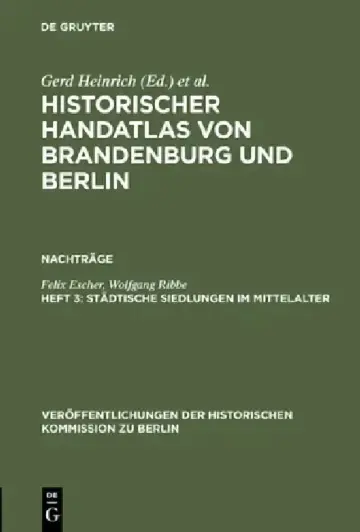 Cover of Stdtische Siedlungen Im Mittelalter