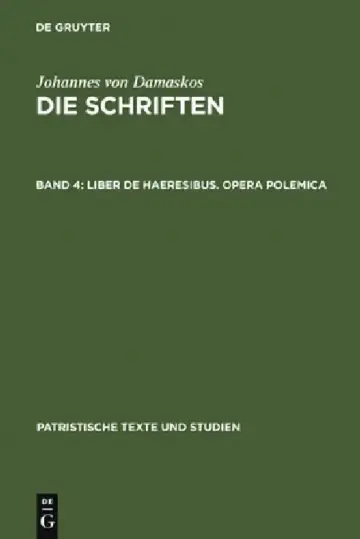 Cover of Liber de haeresibus. Opera polemica