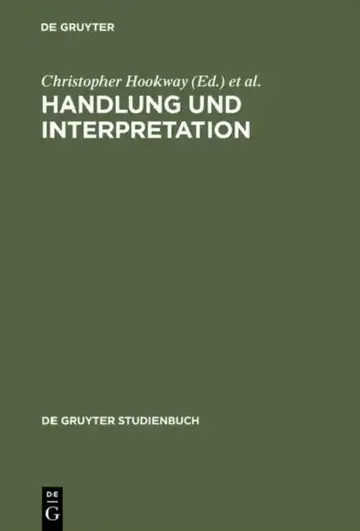 Cover of Handlung und Interpretation