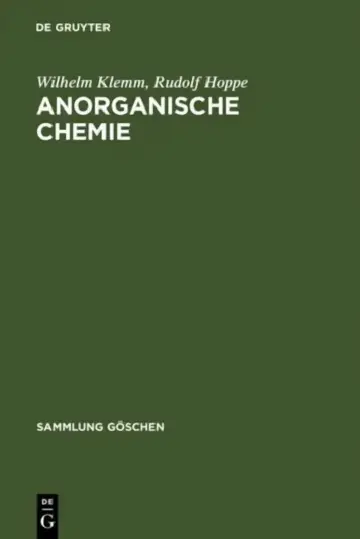 Cover of Anorganische Chemie