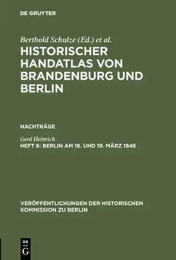Cover of Berlin Am 18. Und 19. Mrz 1848
