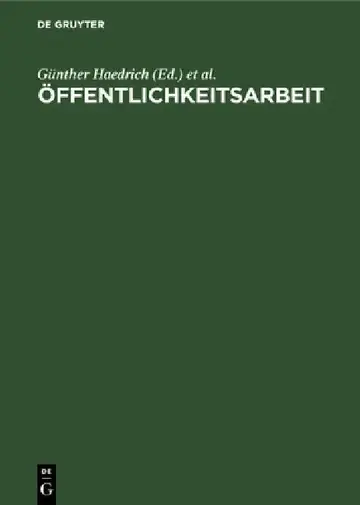 Cover of Öffentlichkeitsarbeit
