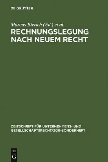 Cover of Rechnungslegung nach neuem Recht