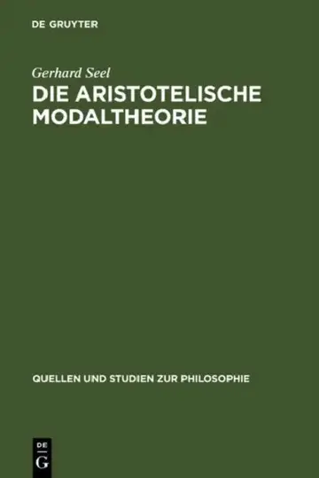 Cover of Die Aristotelische Modaltheorie